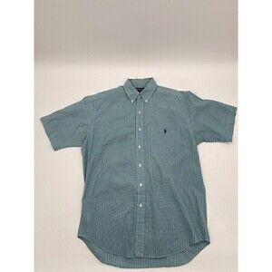 Polo Ralph Lauren  Button Down Green Shirt Men Size Medium